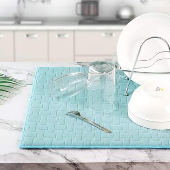 DISH DRYING MAT CROSS ASSTD