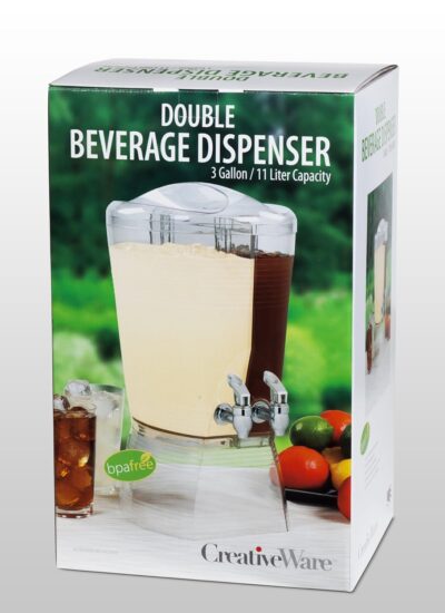 DOUBLE BEVERAGE DISPENSER 3 GALLON CREATIVEWARE - Image 3