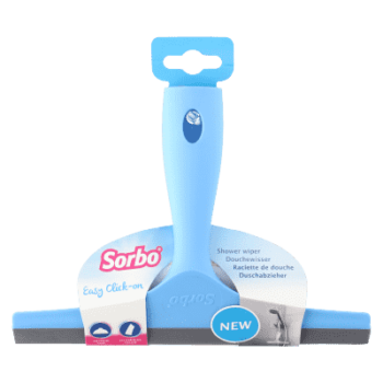 EASY CLICK SHOWER SQUEEGEE BLUE-SORBO