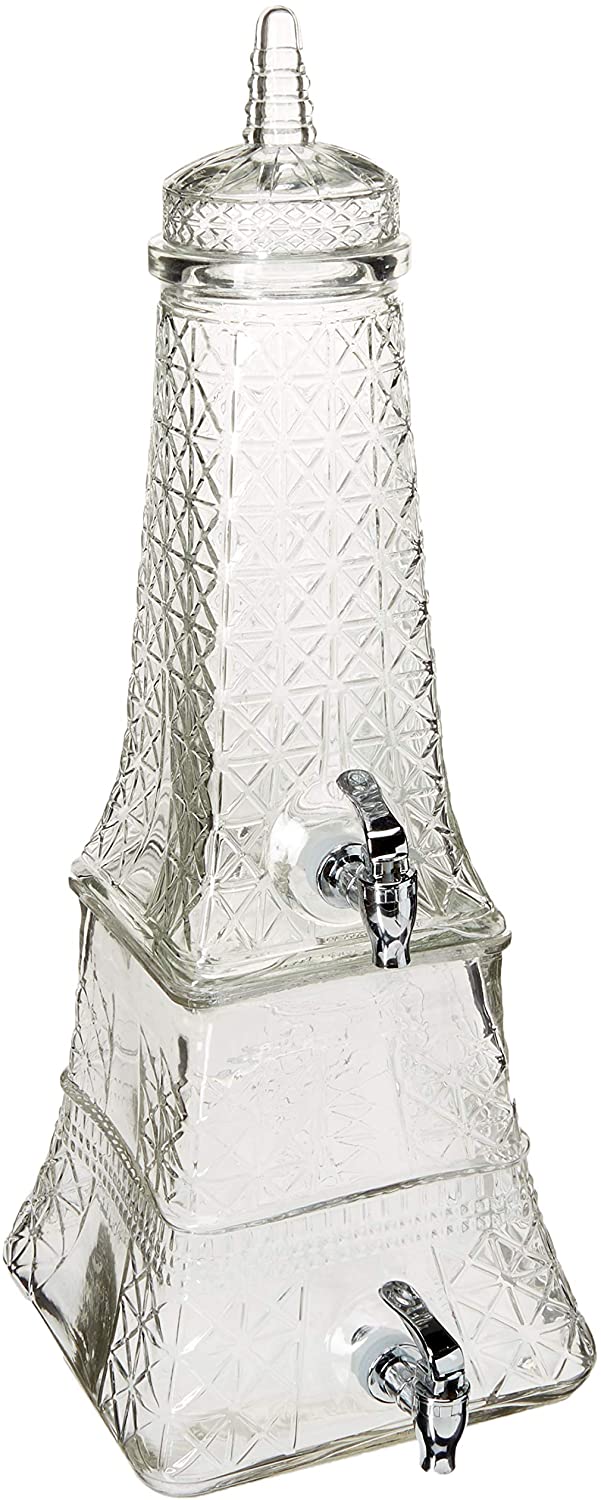 EIFFEL TOWER DOUBLE BEVERAGE DISPENSER Antigua Home & Garden Centre