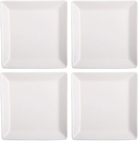 FIDDLE & FERN SET OF 4 6" APPETIZER PLATE