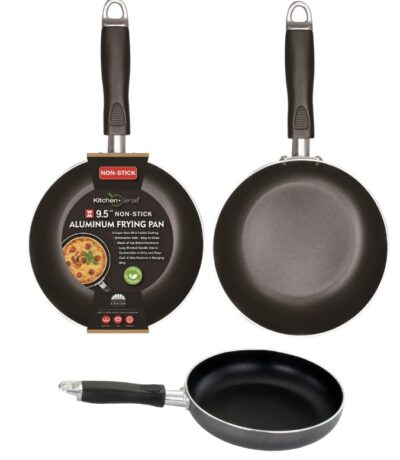 FRYING PAN 9.5" NONSTICK ALUMINUM - Image 2