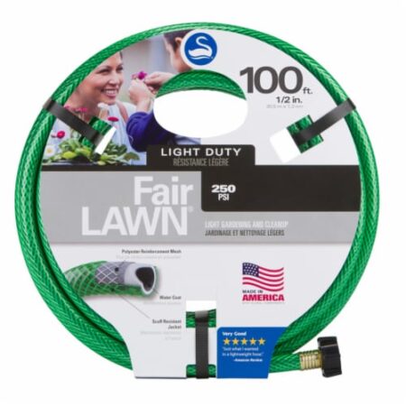 GARDEN HOSE FAIRLAWN 1/2"X100FT LIGHT DUTY