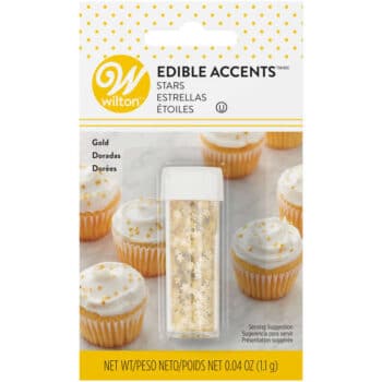 GOLD STARS EDIBLE ACCENTS