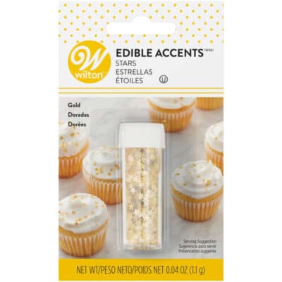 GOLD STARS EDIBLE ACCENTS