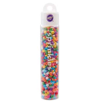 HANGING SKINNY RAINBOW CONFETTI WILTON