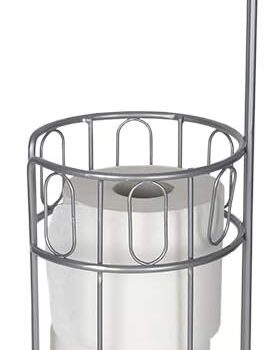 HOME BASICS HEAVY WEIGHT TOILET PAPER HOLDER