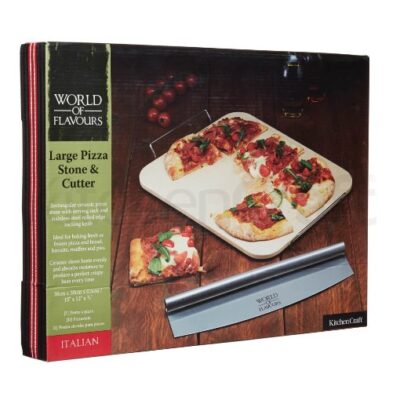 KC PIZZA STONE AND CUTTER