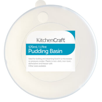 KITCHEN CRAFT 1  PINT 570MLPUDDING BASIN SPARE LID