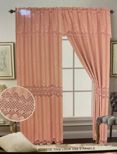 MADISON FAUX SATIN ROD POCKET CURTAIN - Image 3