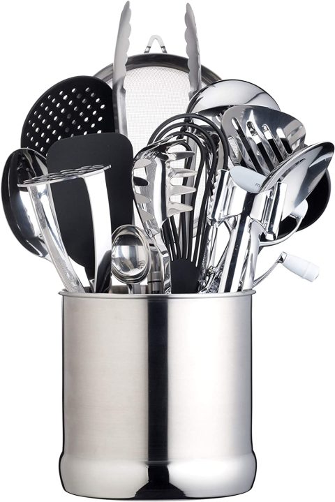 MASTERCLASS UTENSIL HOLDER XL STAINLESS STEEL