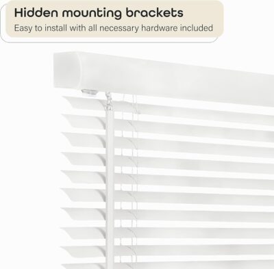 MORNINGSTAR CORDLESS VINYL BLIND 52X64 WHITE - Image 2