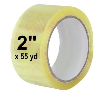 PACKING TAPE CLEAR 2"X55 YDS