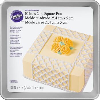 PERFORMANCE ALUMINUM PAN SQUARE 10" X 2" WILTON