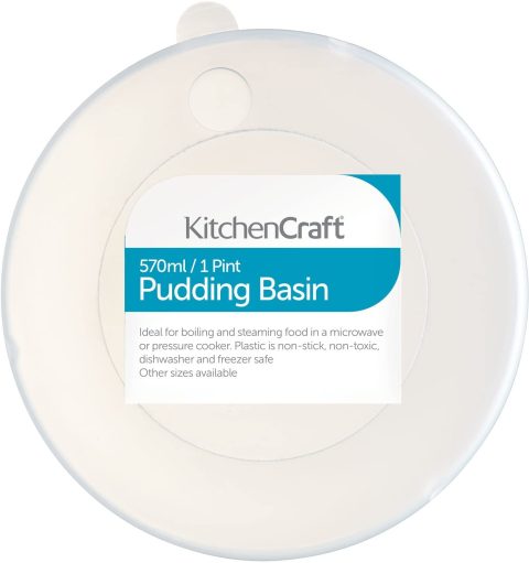 PUDDING BASIN W/LID 1 PT/570ML