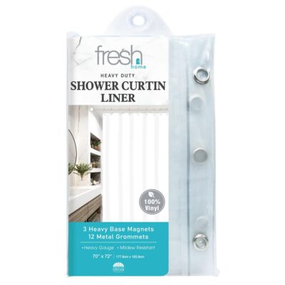 PVC SHOWER CURTAIN LINER 70X72" - Image 3