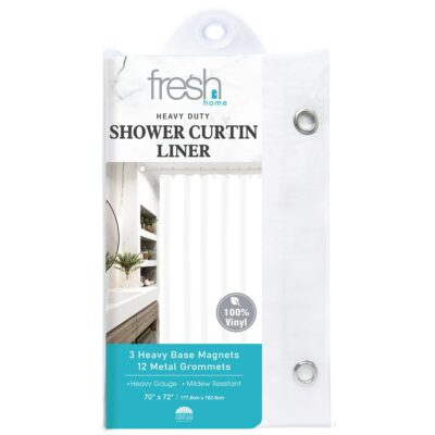 PVC SHOWER CURTAIN LINER 70X72" - Image 5