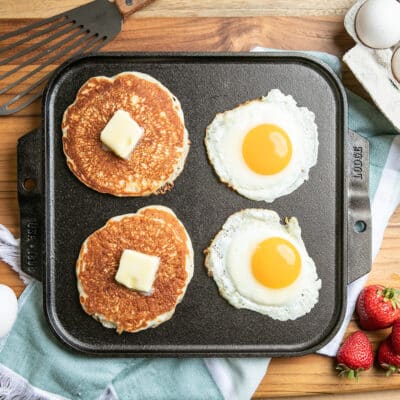 10.5" REVERSIBLE CAST IRON GRIDDLE LODGE - Image 3