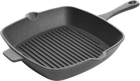 10" SQUARE CAST IRON GRILL PAN ADDLESTONE