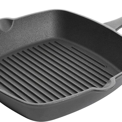 10" SQUARE CAST IRON GRILL PAN ADDLESTONE