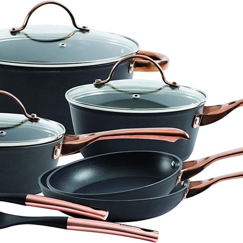 10PC ALUMINUM COOKWARE SET ALLSBERG