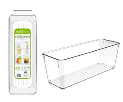 11.8X3.9X3.9" FRIDGE STORAGE BIN W/HANDLE - Image 2