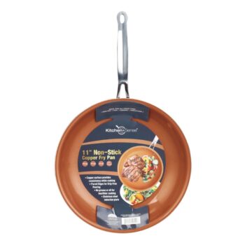 11" COPPER FRY PAN W/WIDE EDGE KITCHENSENSE