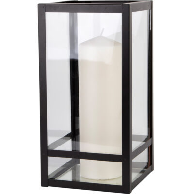 12"H BLACK LANTERN - Image 2