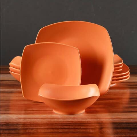 GIBSON 12PC DINNER SET ZEN BUFFETWARE - Image 4