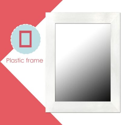 14X18 WHITE WALL MIRROR - Image 4