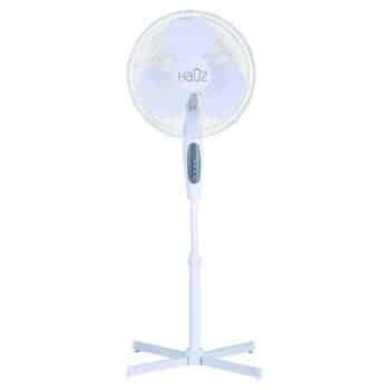 16" OSCILLATING PEDESTAL FAN WHITE HAUZ