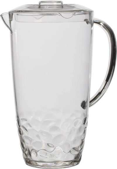 2.5QT CLEAR PITCHER PEBBLES