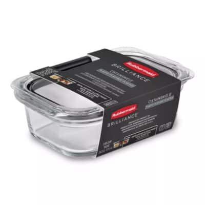 2.85 CUP PLASTIC FOOD STORAGE DIVIDED CONTAINER