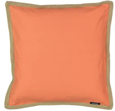 20X20" SOLID COLOUR CANVAS CUSHION WITH JUTE TRIM - Image 10