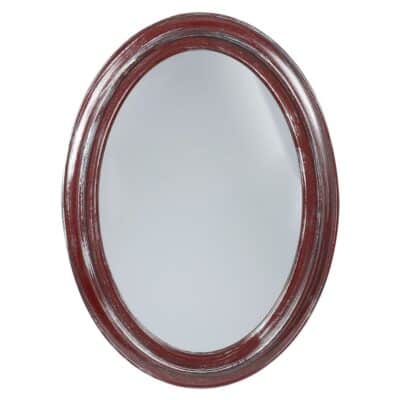 20X28 OVAL WALL MIRROR MAHOGANY