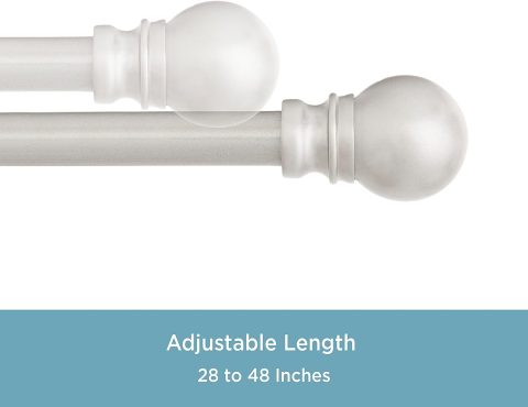 24-48 DAVENPORT 1/2" CURTAIN ROD - Image 3