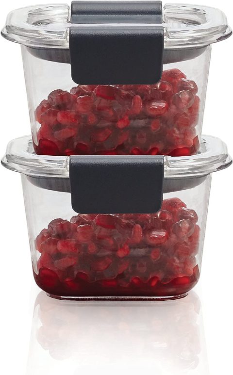 2PC 1/2 CUP MINI FOOD STORAGE CLEAR