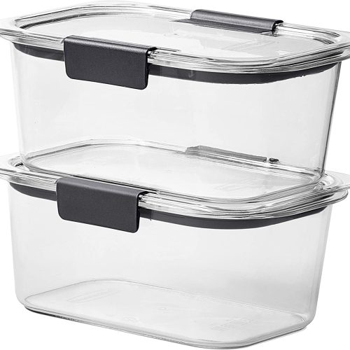 2PC 4.7 CUP MEDIUM FOOD STORAGE CLEAR
