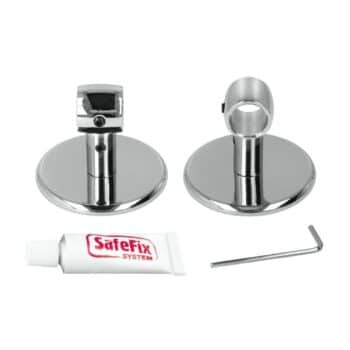 2PC HANGING RAIL ADHESIVE BRACKETS
