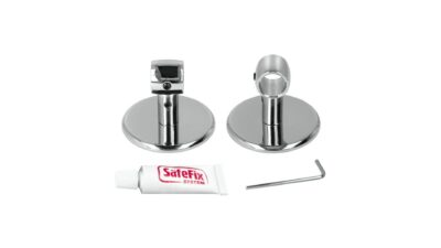 2PC HANGING RAIL ADHESIVE BRACKETS