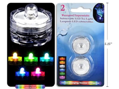 2PC LED TEALIGHT CANDLE