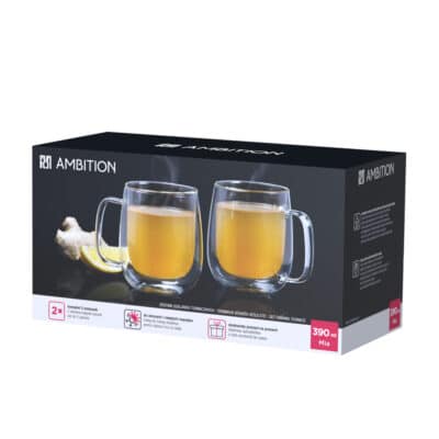 2PC THERMAL MUG 390ML MIA AMBITION - Image 2