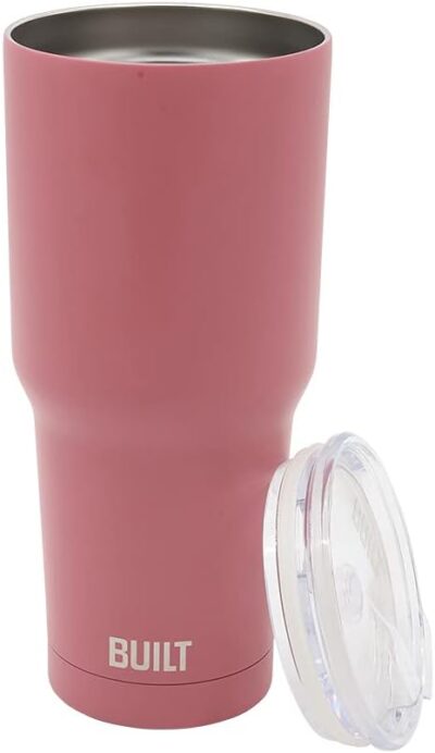30OZ DOUBLE WALL S.S. TUMBLER W/TRITAN LID BUILT