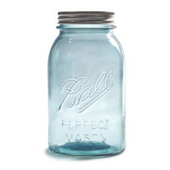 32OZ AQUA VINTAGE MASON JAR