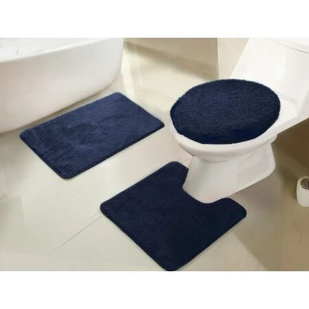 3PC BATH RUG IMPERIAL BROOKLYN - NAVY