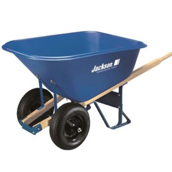 3 WHEEL BARROW PLASTIC BLUE 10CUFT