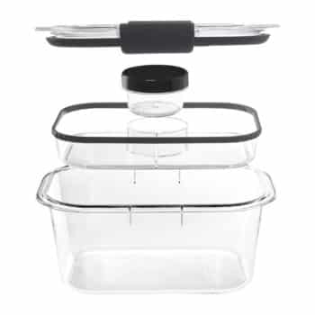 4.7 CUP 5PC SALAD KIT RUBBERMAID BRILLIANCE