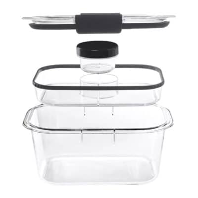 4.7 CUP 5PC SALAD KIT RUBBERMAID BRILLIANCE