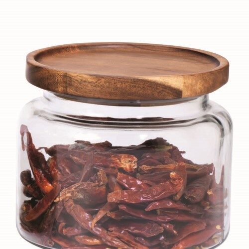 48OZ MINI MONTANA JAR W/ACACIA LID
