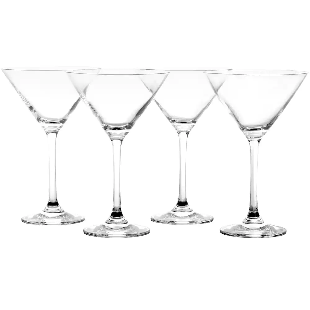 4PC 9OZ STEMMED MARTINI GLASS SET VIVICA